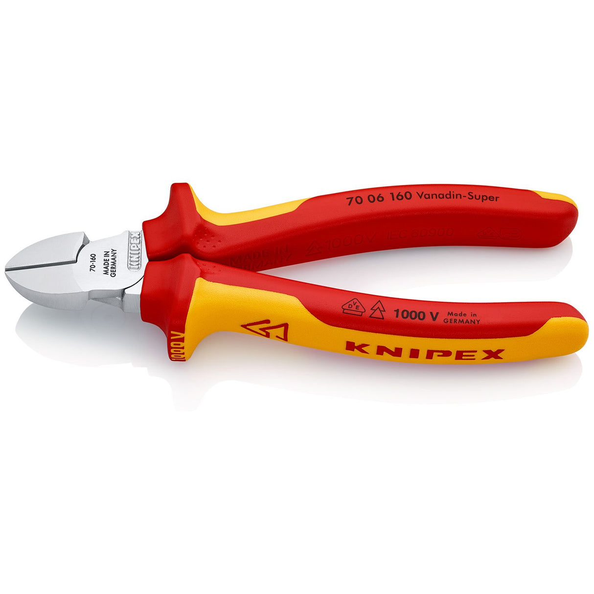 Knipex 7006 Insulated Multi-component Grip Diagonal Cutter 160mm