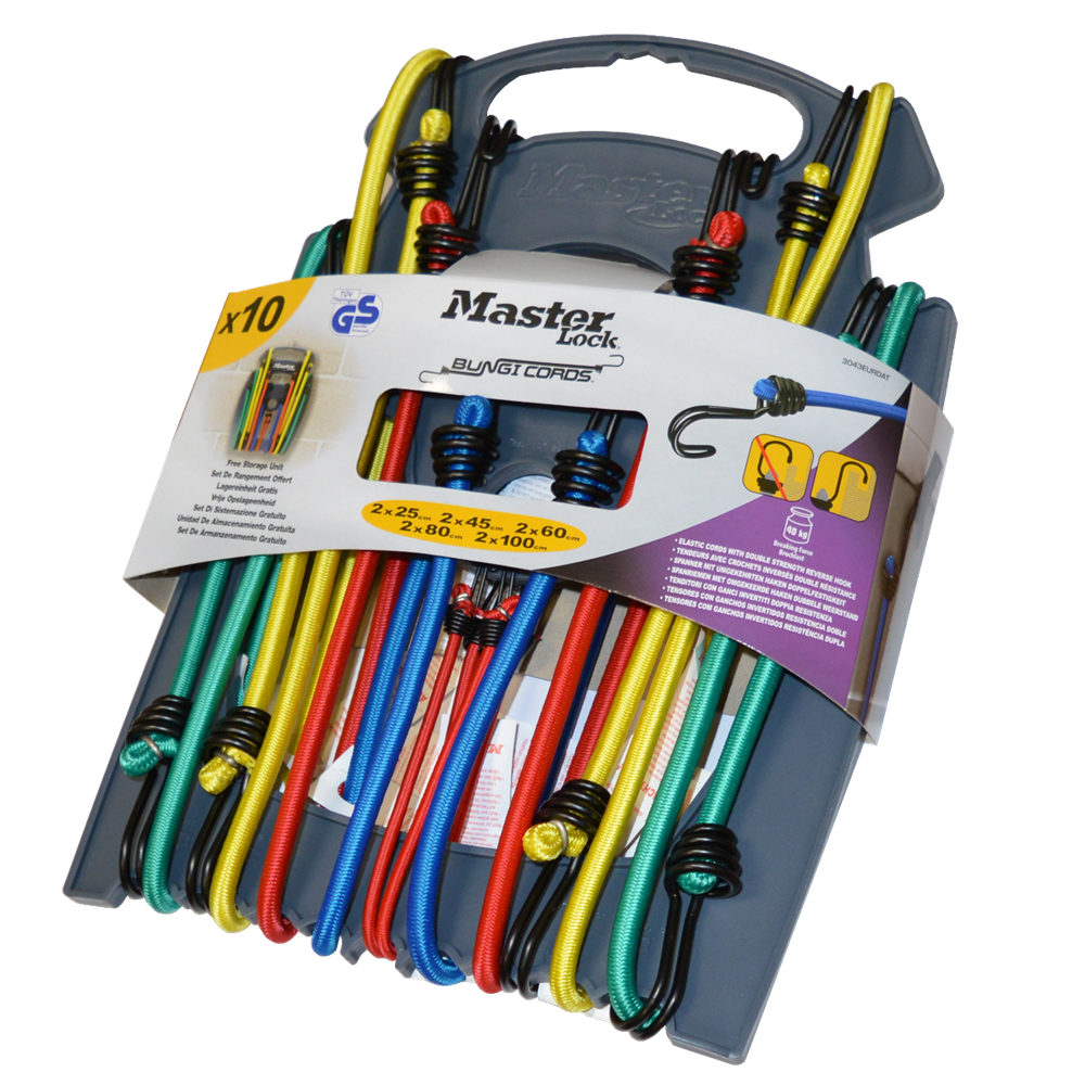 Master Lock 10 Piece Bungee Set