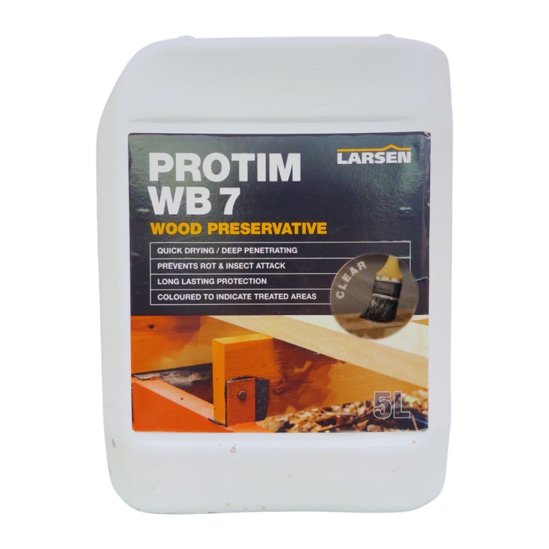 Larsen Protim WB7 Wood Preservative Clear 5 Litres