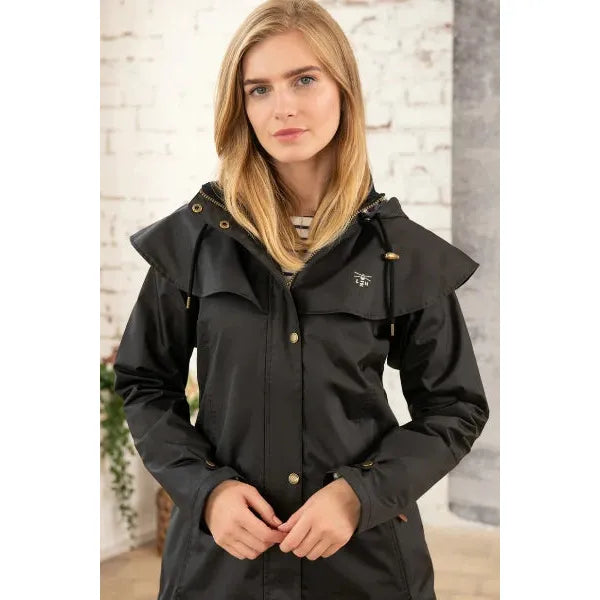 Lighthouse Outrider 3/4 Waterproof Raincoat - Black
