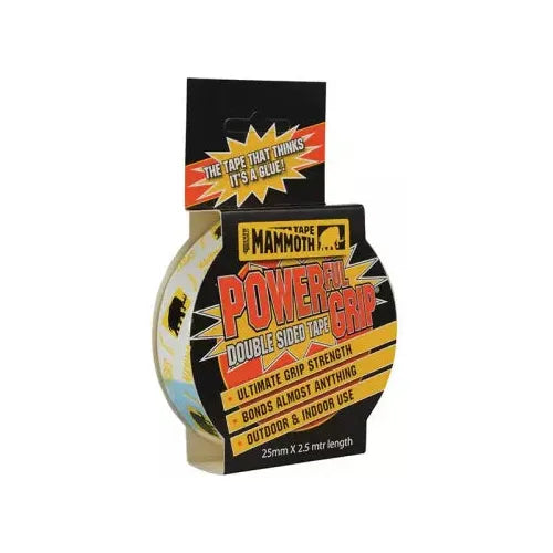 Mammoth Double Sided Tape Powergrip