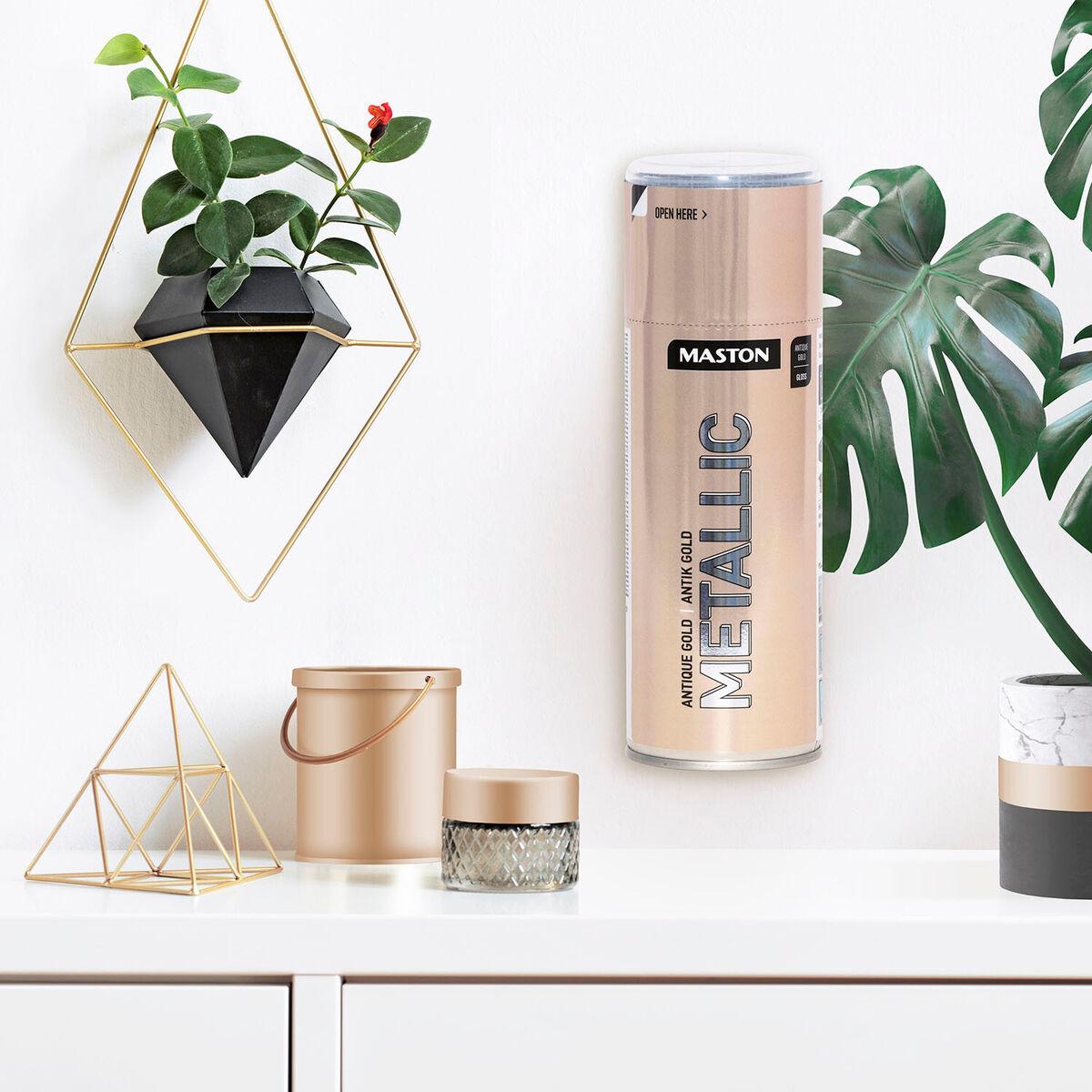 Maston Metallic Gloss Spray Paint Bronze 400ml