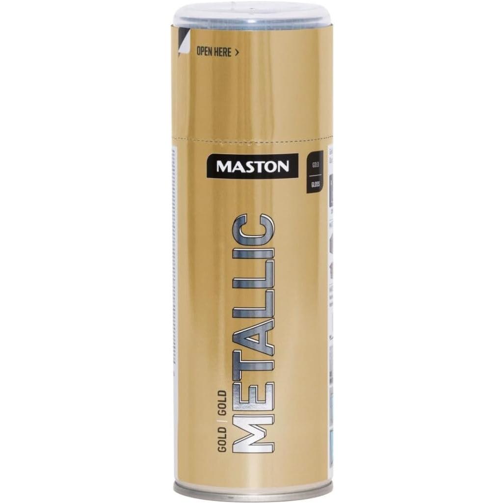 Maston Metallic Gloss Spray Paint Gold