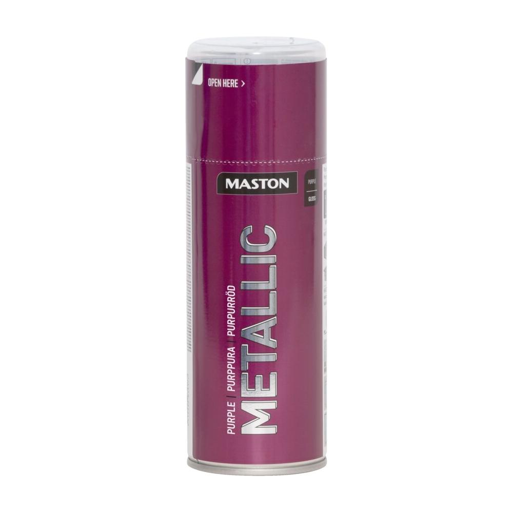 Maston Metallic Gloss Spray Paint Purple 400ml