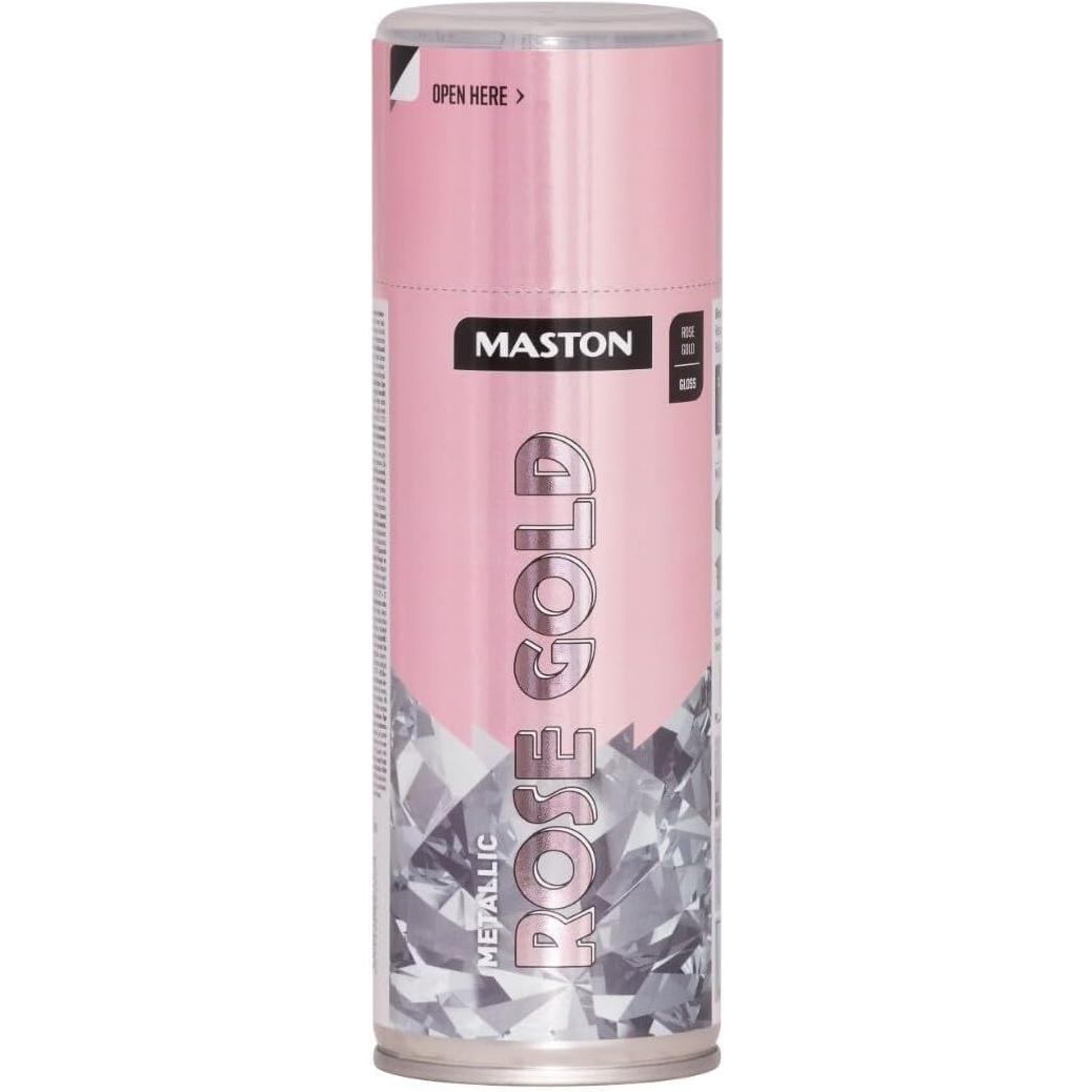 Maston Metallic Gloss Spray Paint Rose Gold