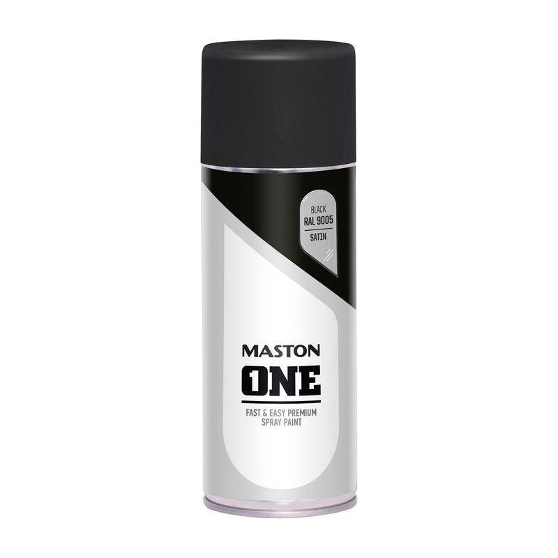 Maston ONE Spray Paint Satin Black 400ml