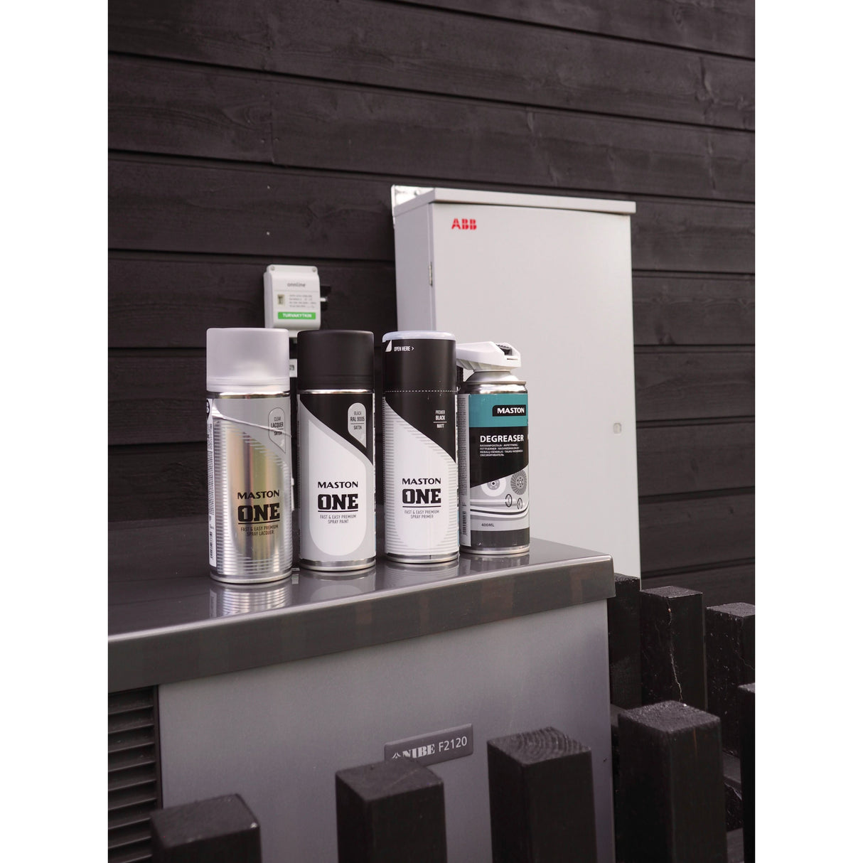 Maston ONE Spray Paint Satin Black 400ml