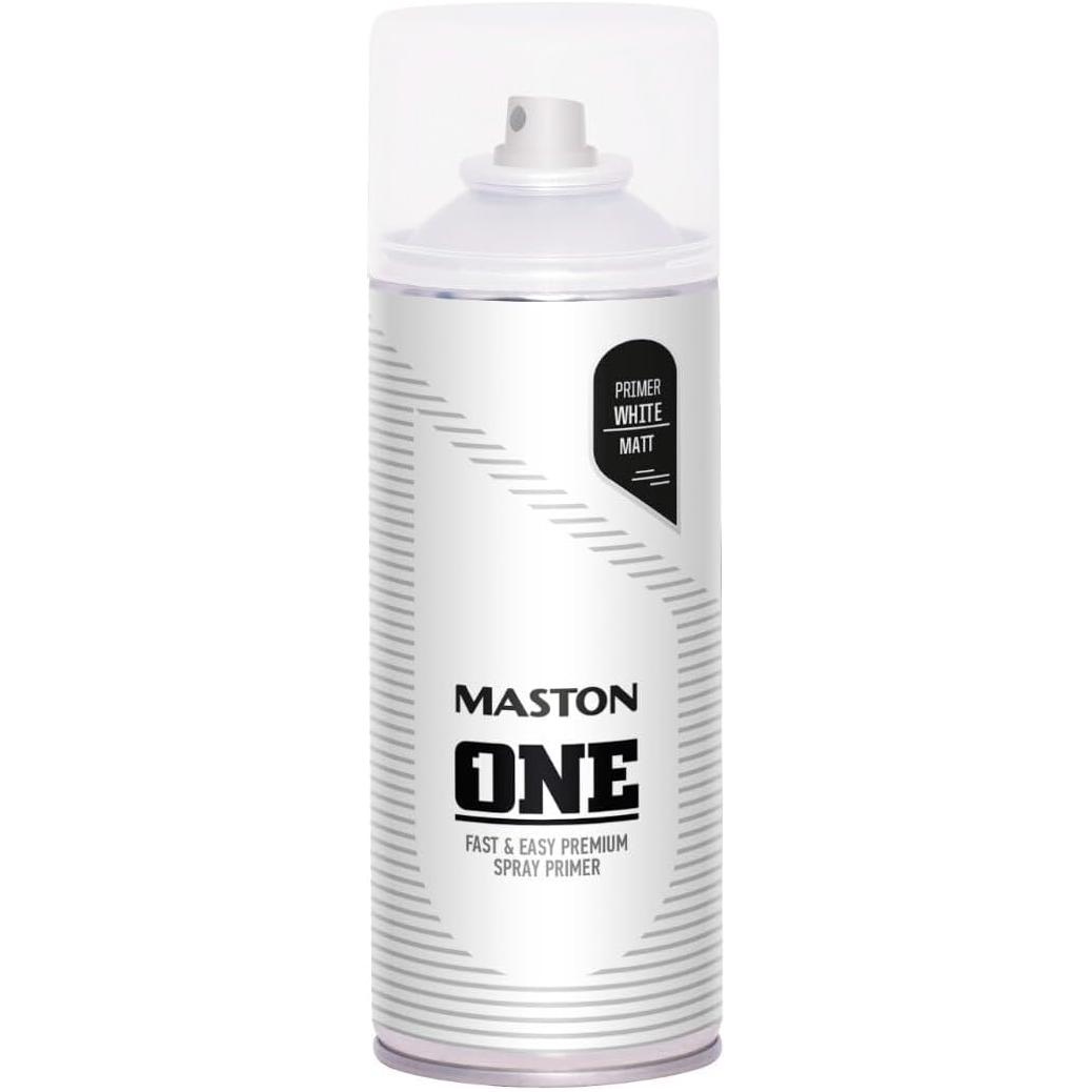 Maston Primer Spray Paint White Matt 400ml