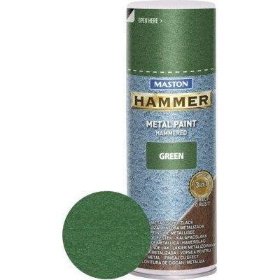 Maston Spray Paint Hammer Hammered Green 400ml