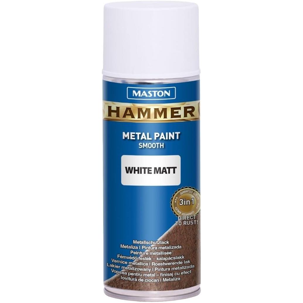 Maston Spray Paint Hammer Smooth White