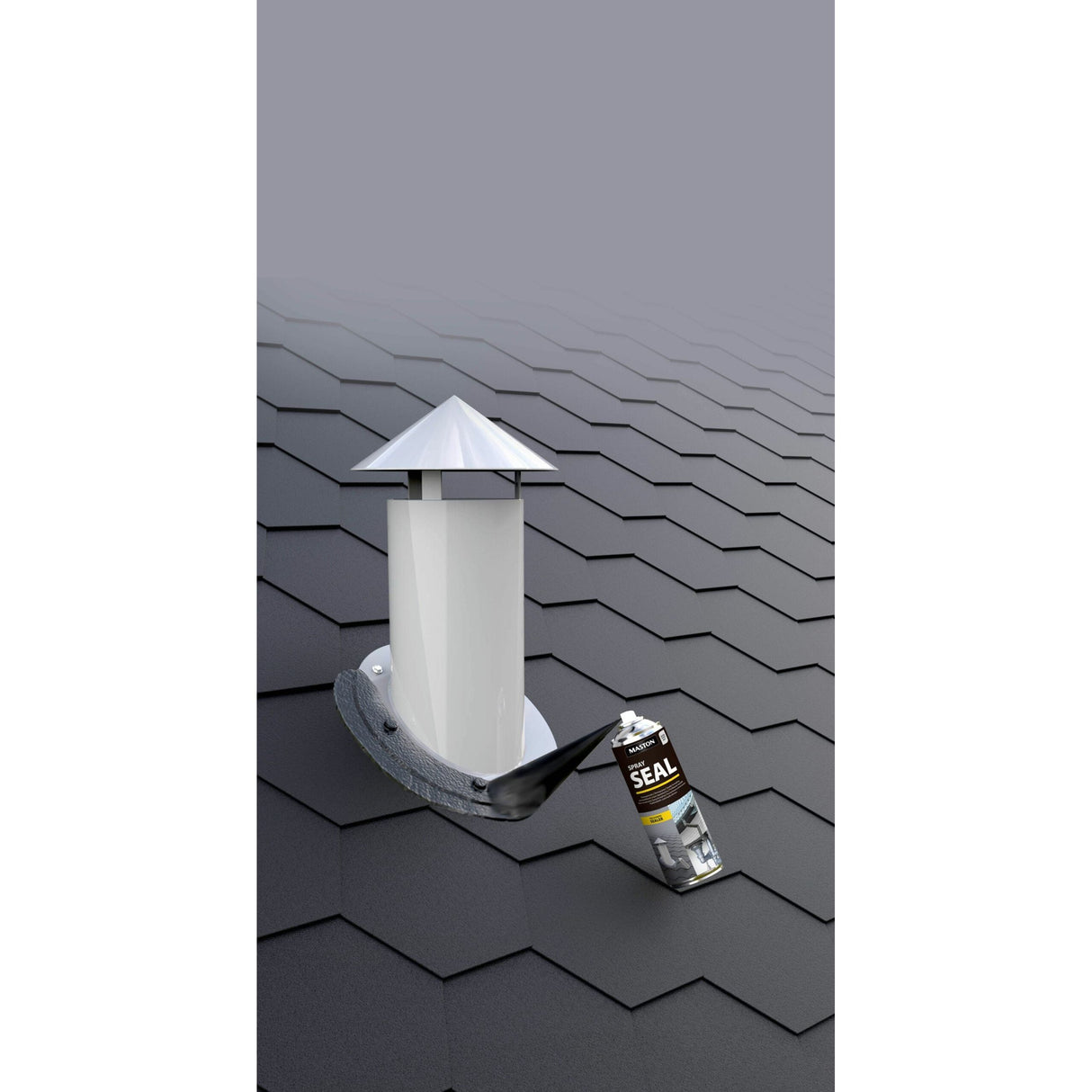 Maston Spray Seal Matt Black 500ml