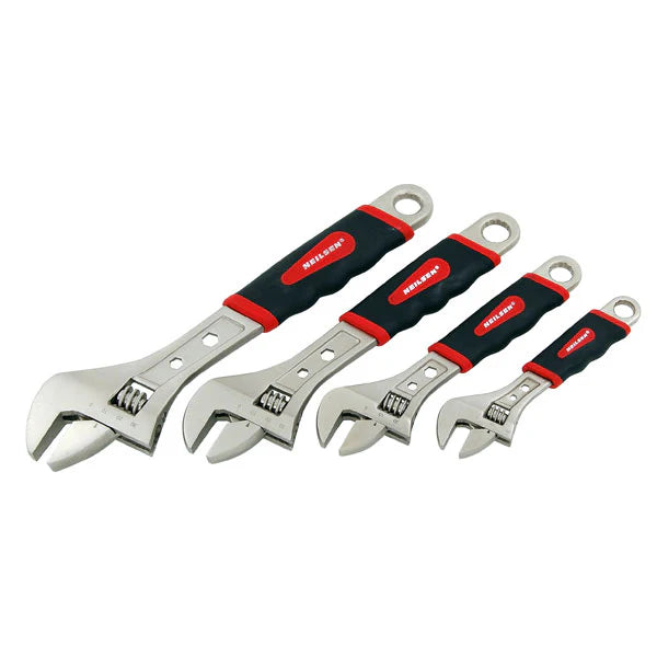 Neilsen Adjustable Wrench Set | 4pk