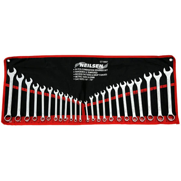 Neilsen Combination Spanner Set - 25 Piece
