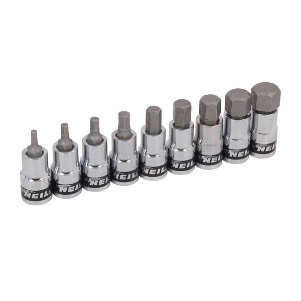 Neilsen DR Hex Bit Set | 9 Piece 1/2in
