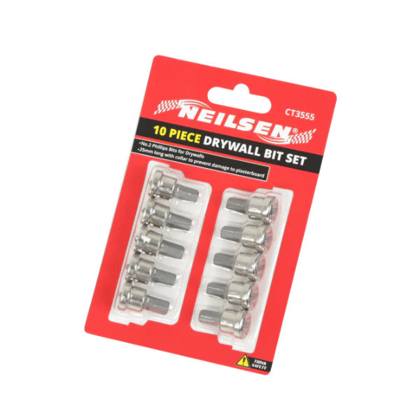 Neilsen Drywall Bit Set | 10 Piece