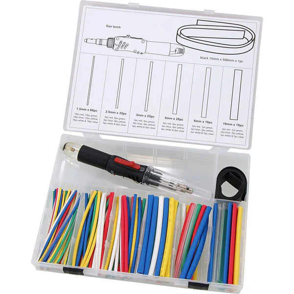 Neilsen Portable Heat Shrink Kit | 162 Piece