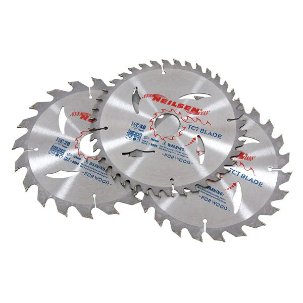 Neilsen Saw Blade TCT - 185mm | 3pc