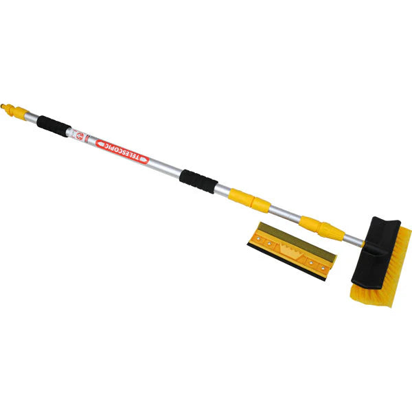 Neilsen Telescopic Wash Brush & Squeegee - 3m