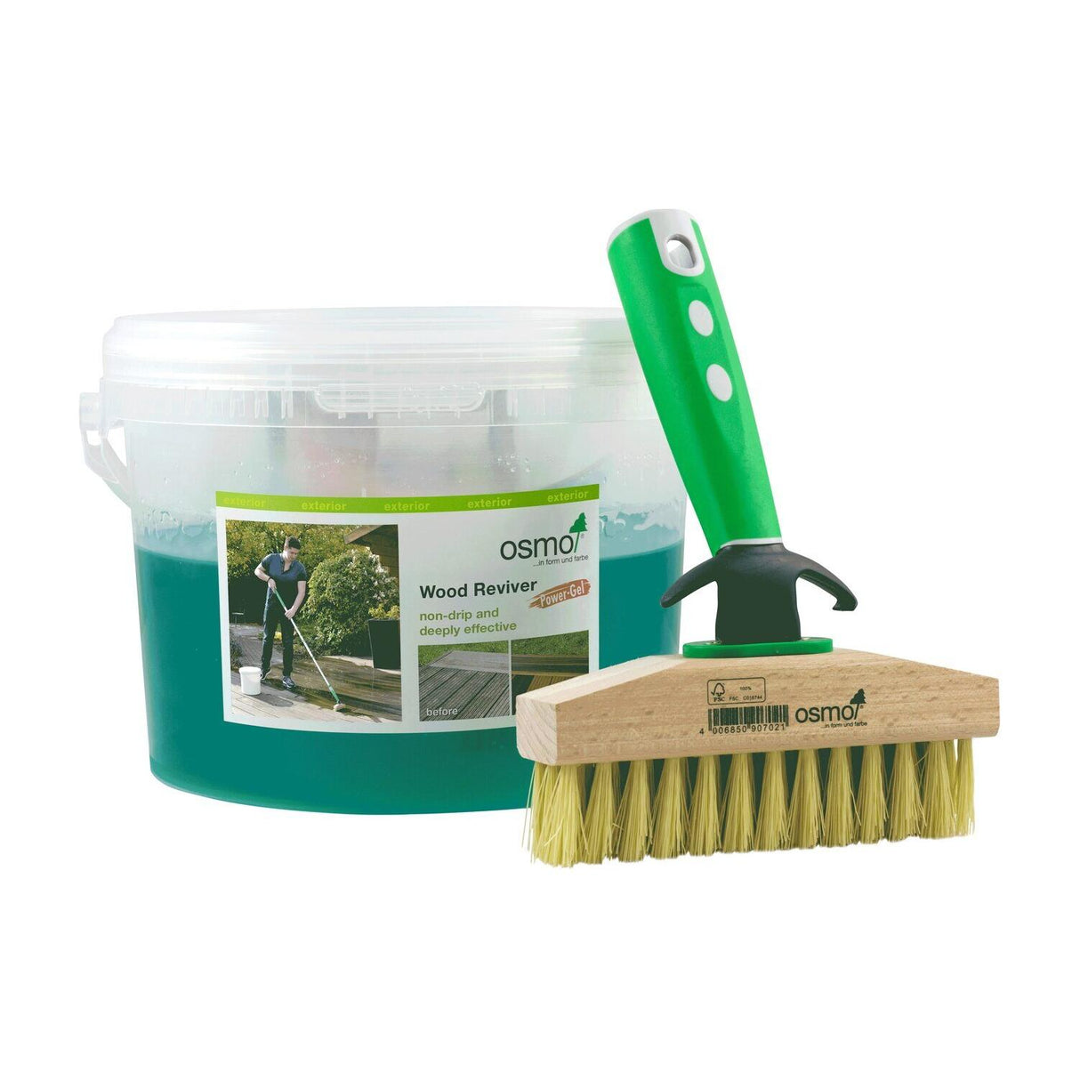 Osmo wood reviver with brush