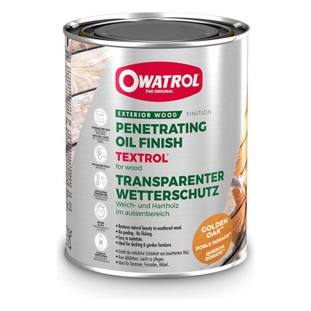 Owatrol Textrol Penetrating Oil Finish Goldan Oak