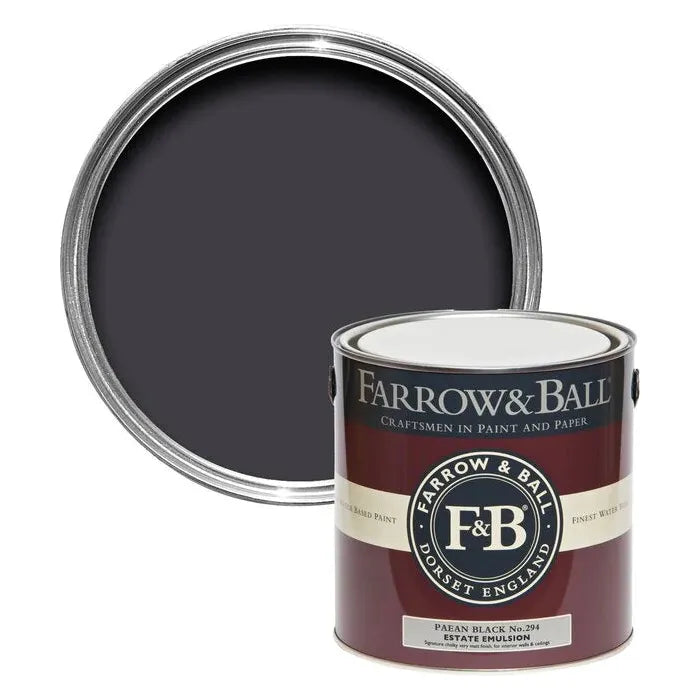 Farrow & Ball Paean Black Paint 294