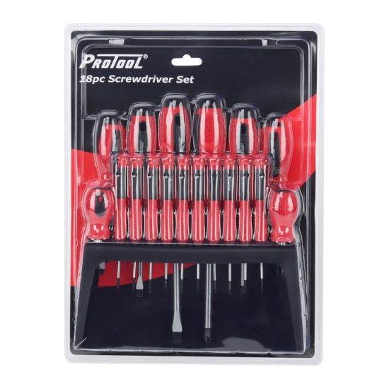 Protool Screwdriver Kit In Case - 18pc