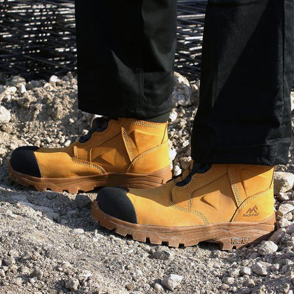 Rock Fall Honeystone Safety Boots - RF610