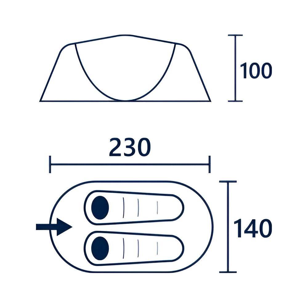 Rock N River Fota 200 Pop Up Tent - 2 - Person