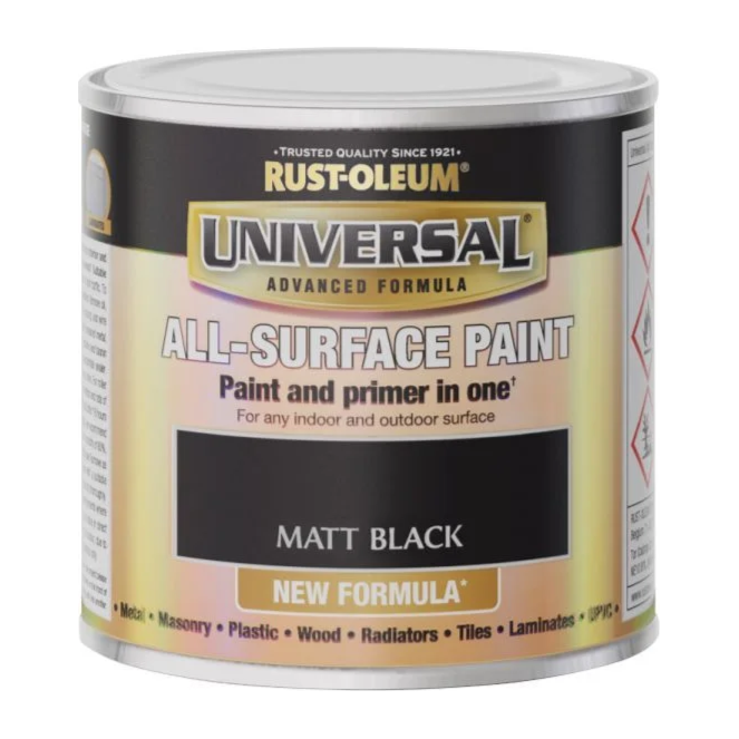 Rust-Oleum Universal All-Surface Paint Matt Black