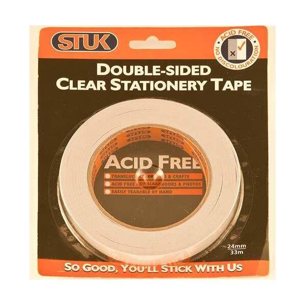 SKU Clear Tape-Double Sided 24mm x 33M