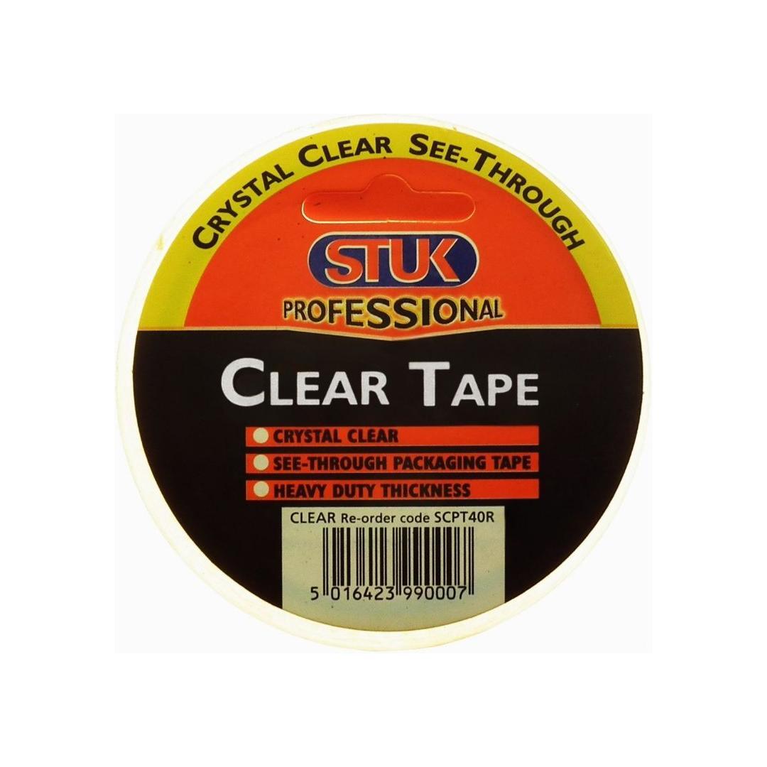 STUK Clear Tape - 19mm x 50m