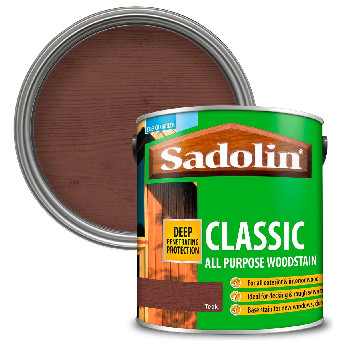 Sadolin Classic All Purpose Woodstain - Teak