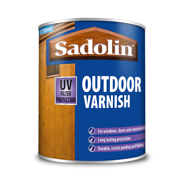 Sadolin Outdoor Varnish Satin Hard Exterior - Clear