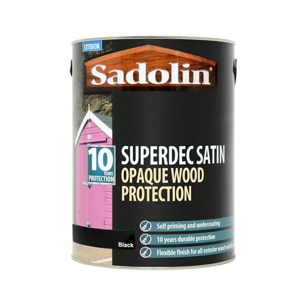 Sadolin Superdec Satin - Black