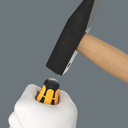 Wera 932/918/6 Screwdriver set Kraftform Wera: Chiseldriver and rack