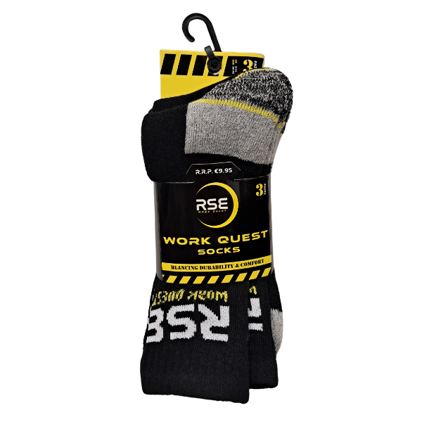 RSE Work Quest Socks - Pack of 3