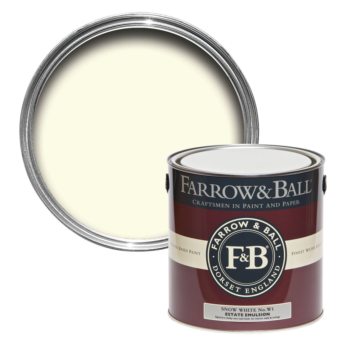 Farrow & Ball Snow White Paint W1