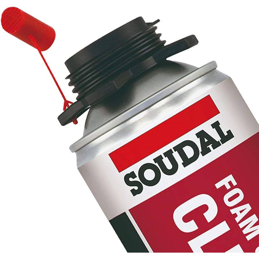 Soudal Expanding Gun Foam Kit (6 x 750ml Foam, 1 x Cleaner, 1 x Gun)