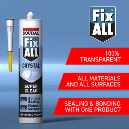 Soudal Fix All Sealant & Adhesive | Crystal - 290ml