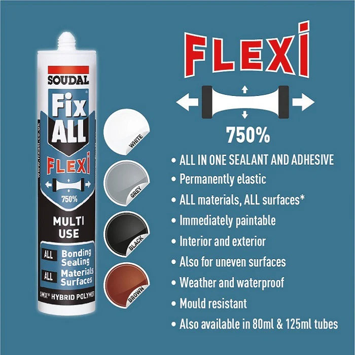 Soudal Fix All Sealant & Adhesive | Crystal - 290ml