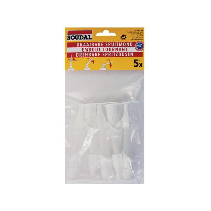 Soudal Twisty Sealant Nozzels - 5 Pack