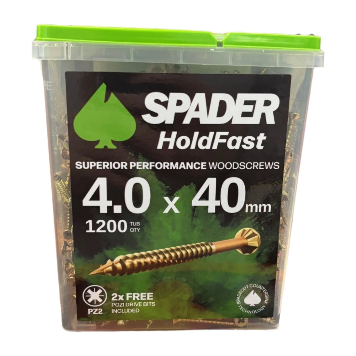 Spader Holdfast Superior Performance Woodscrews 4.0x40