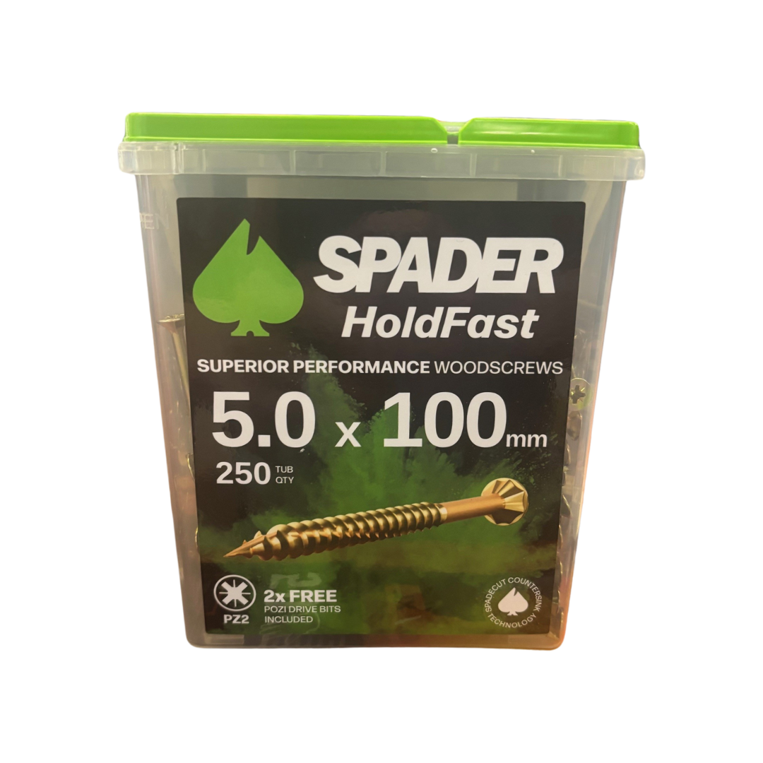 Spader Holdfast Superior Performance Woodscrews | 5x100 - QTY 250