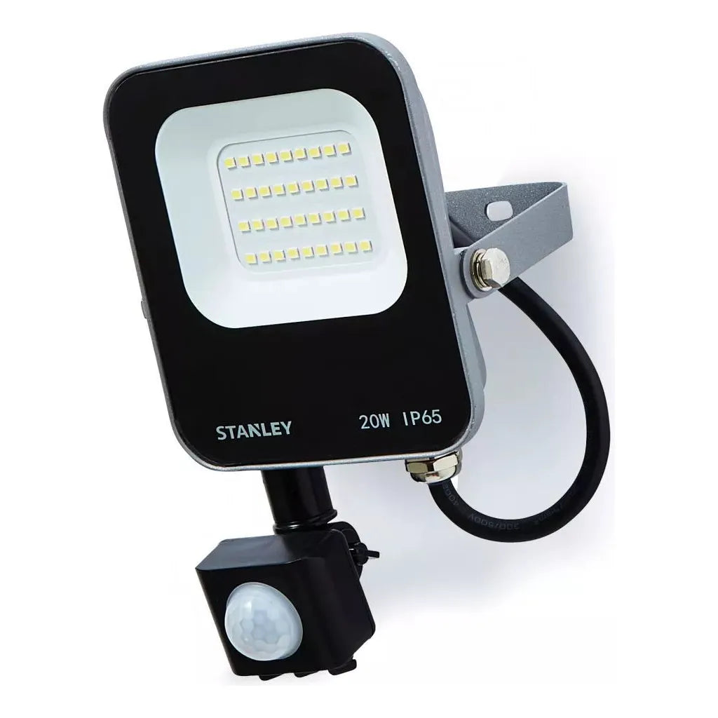 Stanley PIR Motion LED Floodlight - 20W 2200 Lumens