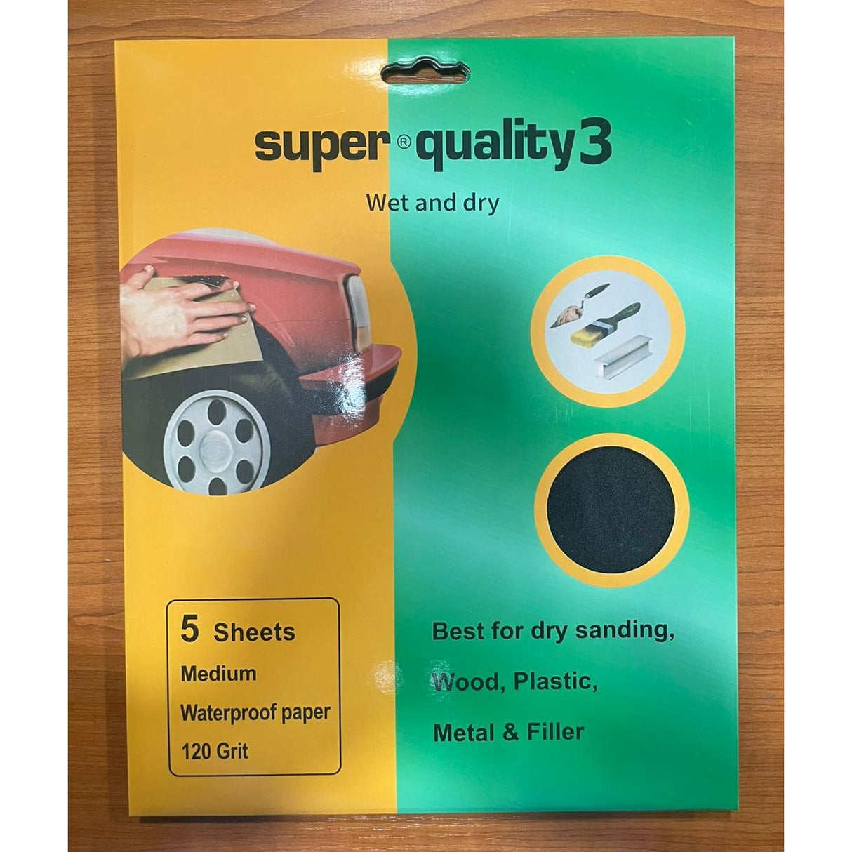 Super Quality 3 Wet and Dry Sheet - Pack of 5