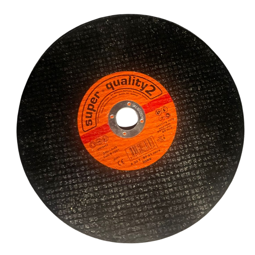 Super Quality 2 Cutting INOX Disc | 230x1.9x22MM - 9inc