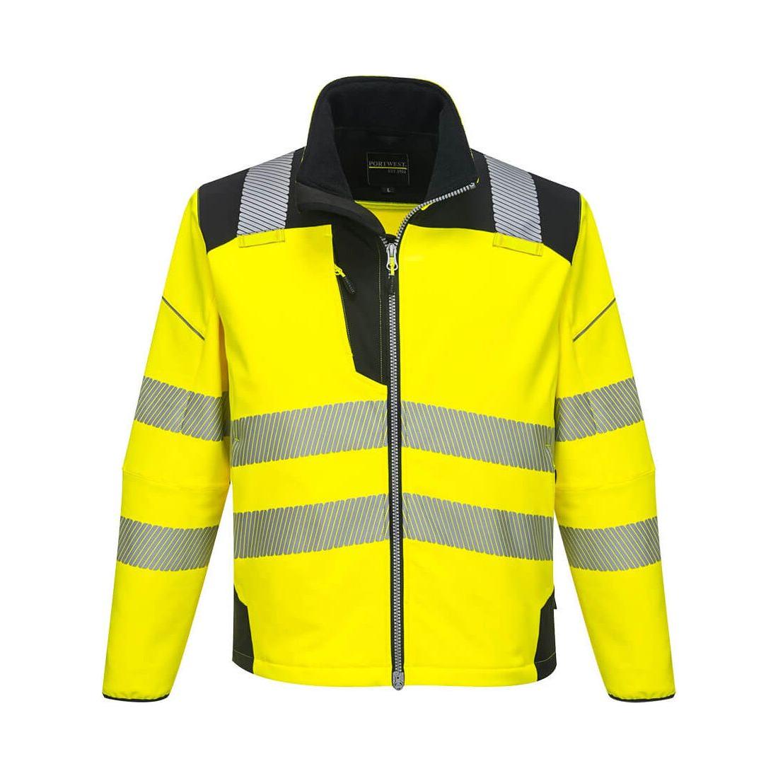 Portwest T402 Hi-Vis PW3 Softshell Jacket Yellow
