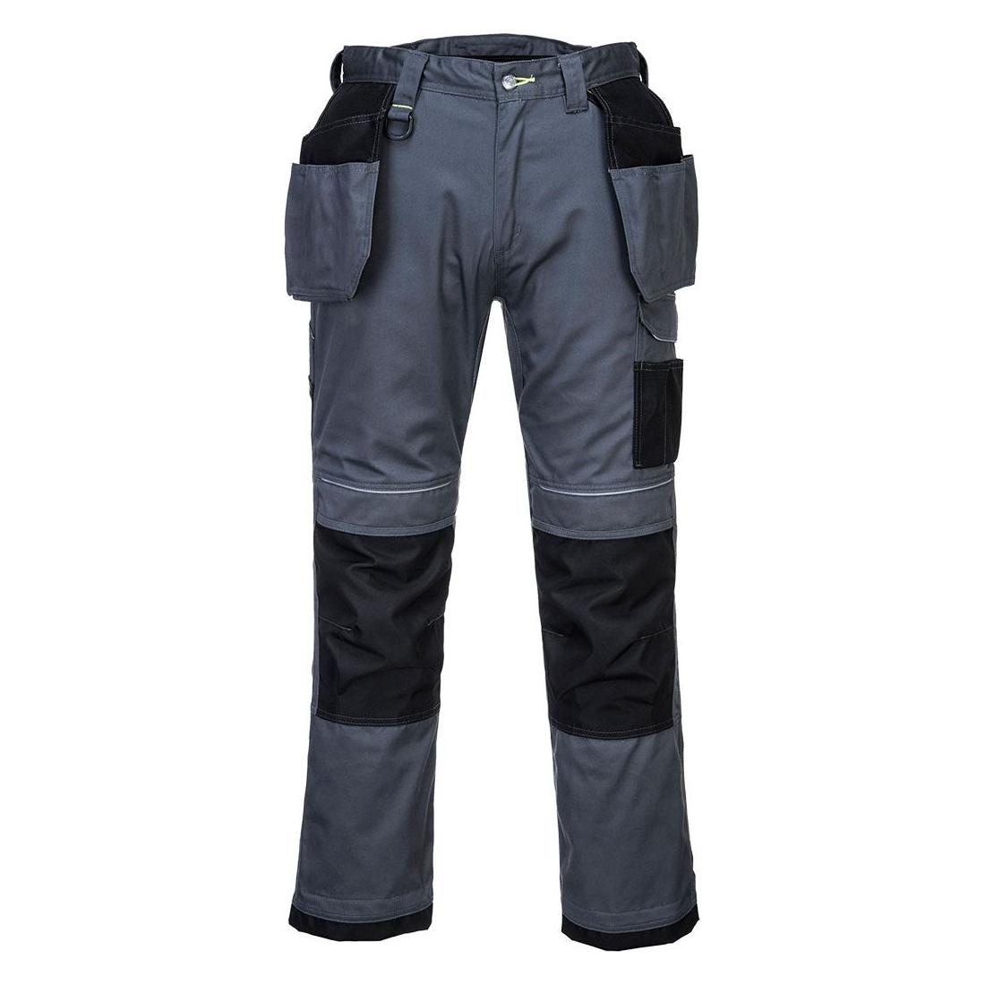 Portwest PW3 Holster Work Trousers Zoom Grey/Black