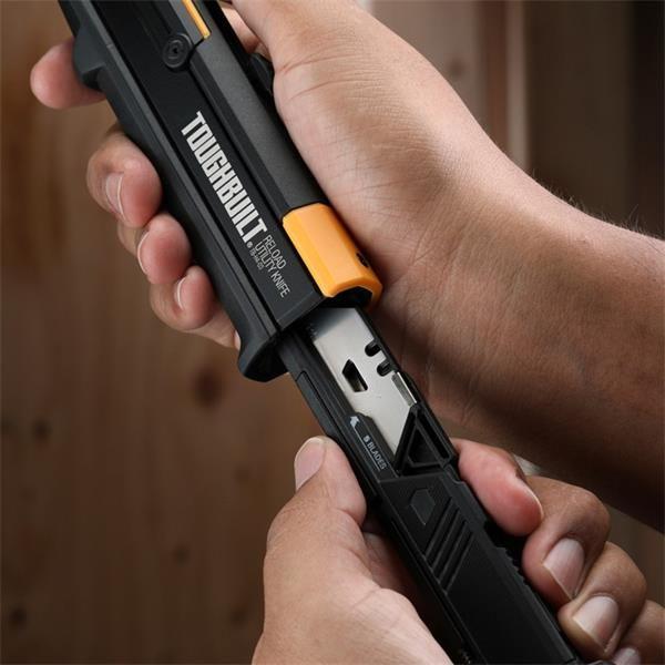 Toughbuilt Reload Utility Knife with 2 Blade Magazines TB-H4S2-03