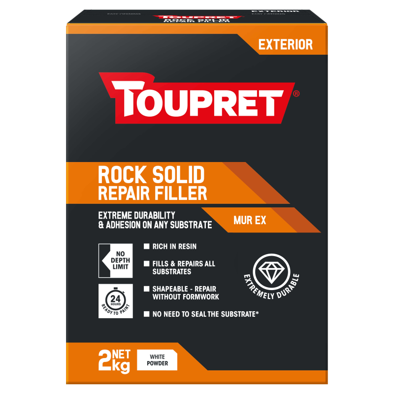 Toupret Rock Solid Repair Filler - 2kg